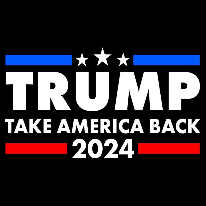 Trump Take America Back 2024 Election Logo Doggie Tank
