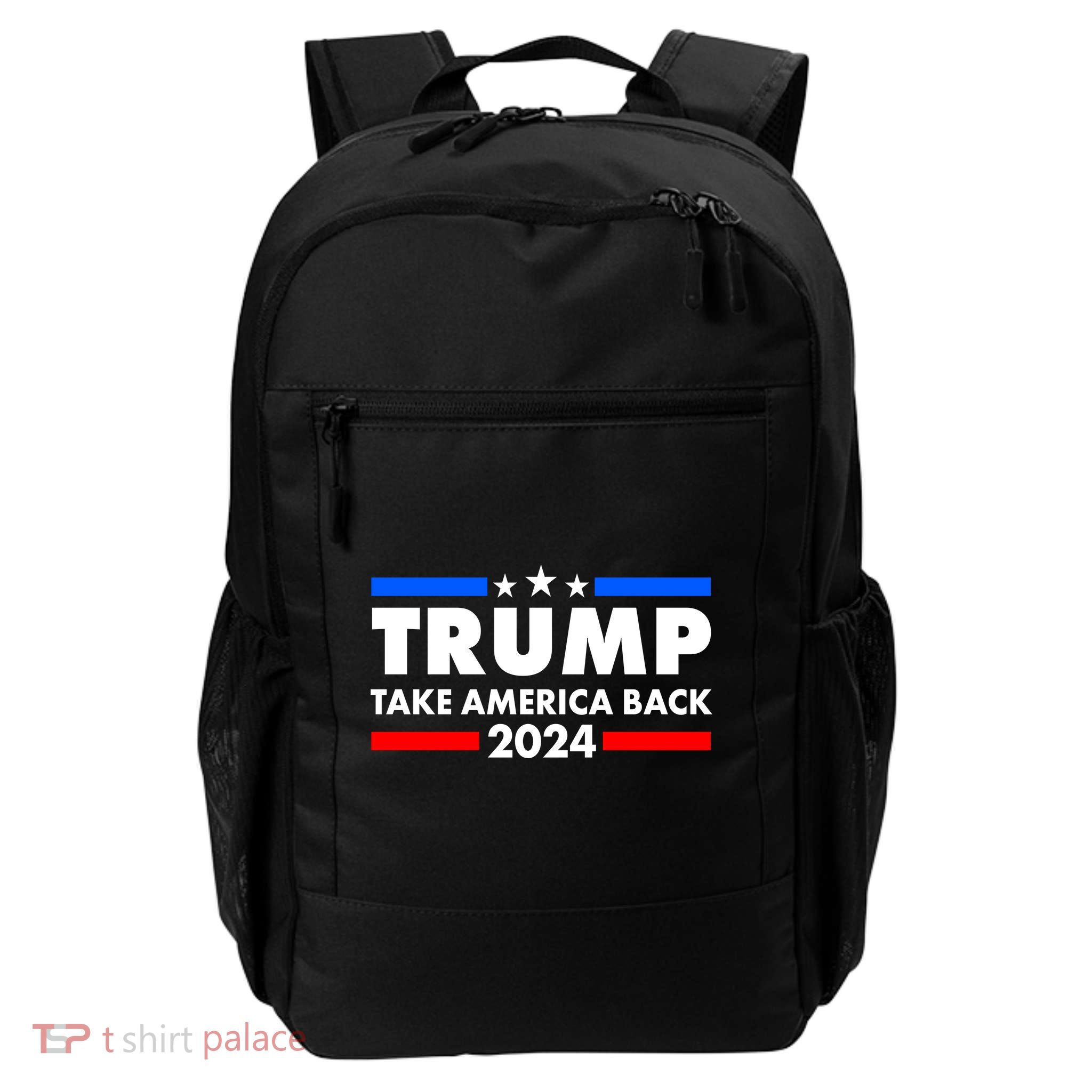 Trump Take America Back 2024 Election Logo Daily Commute Backpack