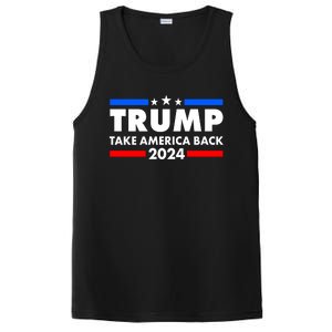 Trump Take America Back 2024 Election Logo PosiCharge Competitor Tank