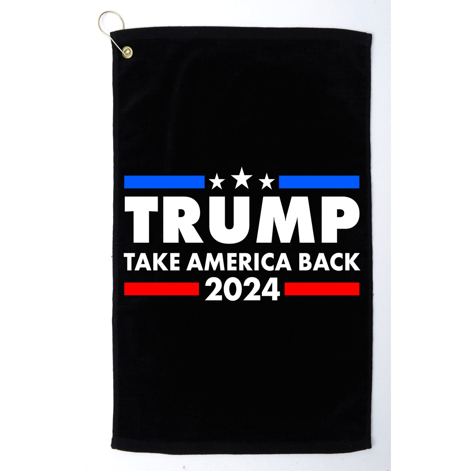 Trump Take America Back 2024 Election Logo Golf Towel
