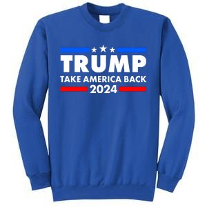 Trump Take America Back 2024 Election Logo Tall Sweatshirt