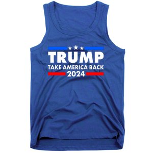 Trump Take America Back 2024 Election Logo Tank Top