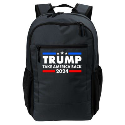 Trump Take America Back 2024 Election Logo Daily Commute Backpack