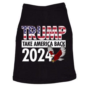 Trump Take America Back 2024 USA Flag Eagle Doggie Tank