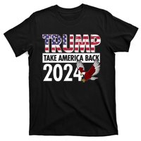 Trump Take America Back 2024 USA Flag Eagle T-Shirt