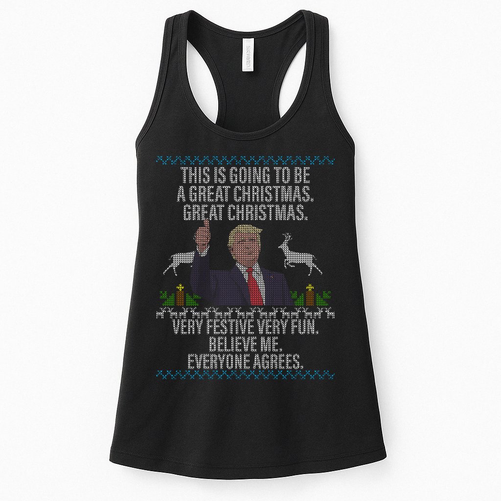 Trump This Is Going To Be A Great Great Christmas Womens Tank Top