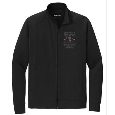 Trump This Is Going To Be A Great Great Christmas Stretch Full-Zip Cadet Jacket