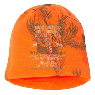 Trump This Is Going To Be A Great Great Christmas Kati - Camo Knit Beanie