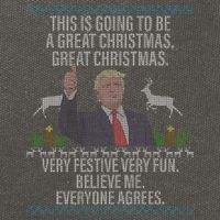 Trump This Is Going To Be A Great Great Christmas Cotton Canvas Backpack