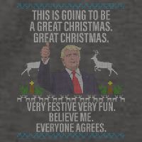 Trump This Is Going To Be A Great Great Christmas Vector Backpack