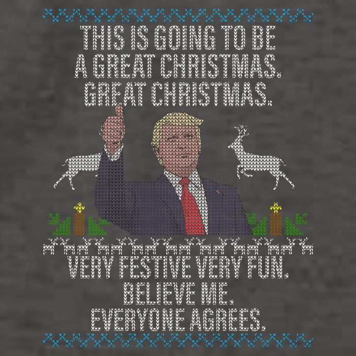 Trump This Is Going To Be A Great Great Christmas Vector Backpack