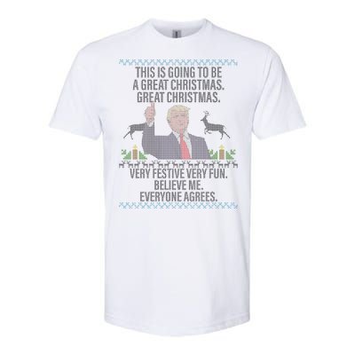 Trump This Is Going To Be A Great Great Christmas Softstyle® CVC T-Shirt