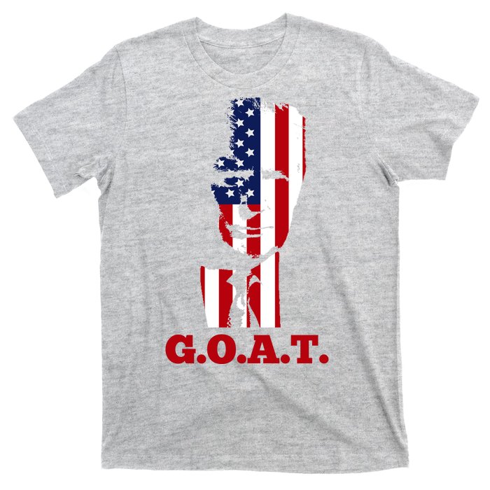 Trump USA Flag GOAT T-Shirt