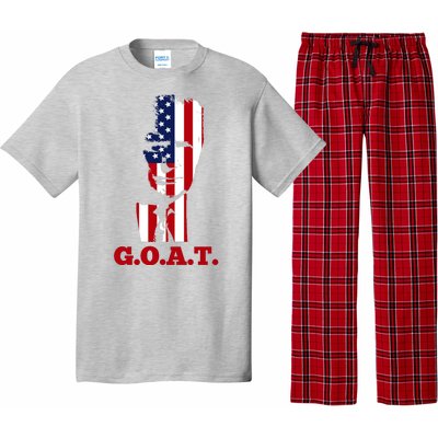 Trump USA Flag GOAT Pajama Set