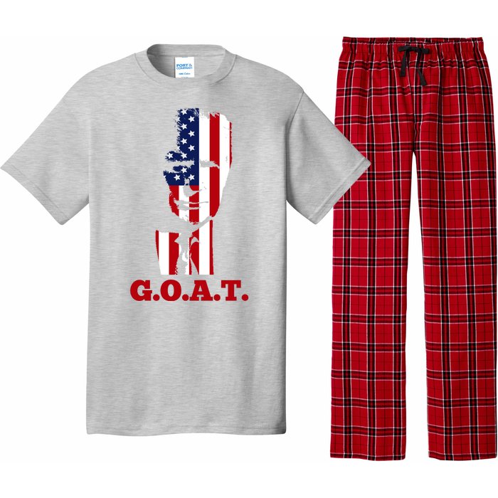 Trump USA Flag GOAT Pajama Set