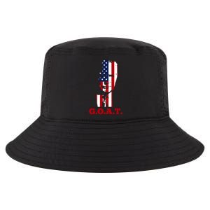 Trump USA Flag GOAT Cool Comfort Performance Bucket Hat