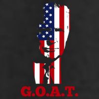 Trump USA Flag GOAT Trucker Hat