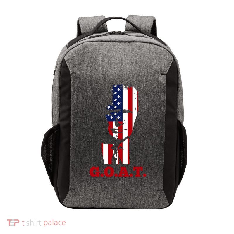 Trump USA Flag GOAT Vector Backpack