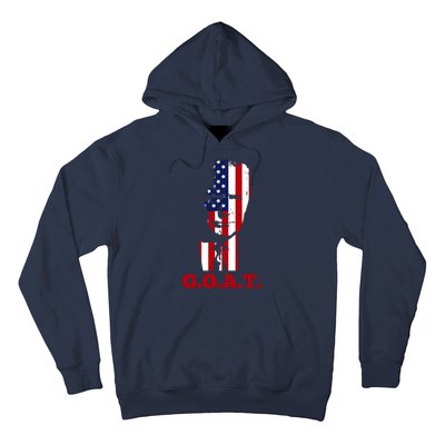 Trump USA Flag GOAT Hoodie