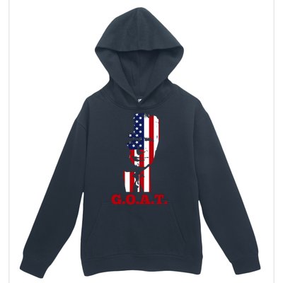 Trump USA Flag GOAT Urban Pullover Hoodie