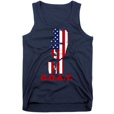 Trump USA Flag GOAT Tank Top