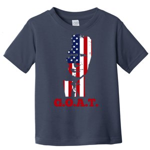 Trump USA Flag GOAT Toddler T-Shirt