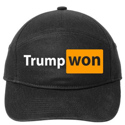 Trump Won 7-Panel Snapback Hat