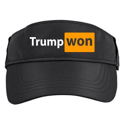 Trump Won Adult Drive Performance Visor