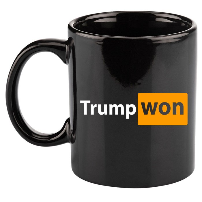Trump Won 11oz C Handle Ceramic Mug