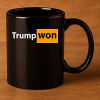 Trump Won 11oz C Handle Ceramic Mug