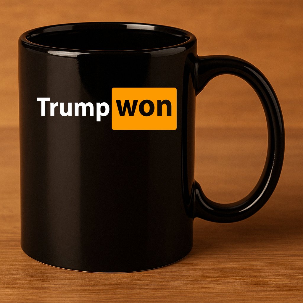 Trump Won 11oz C Handle Ceramic Mug