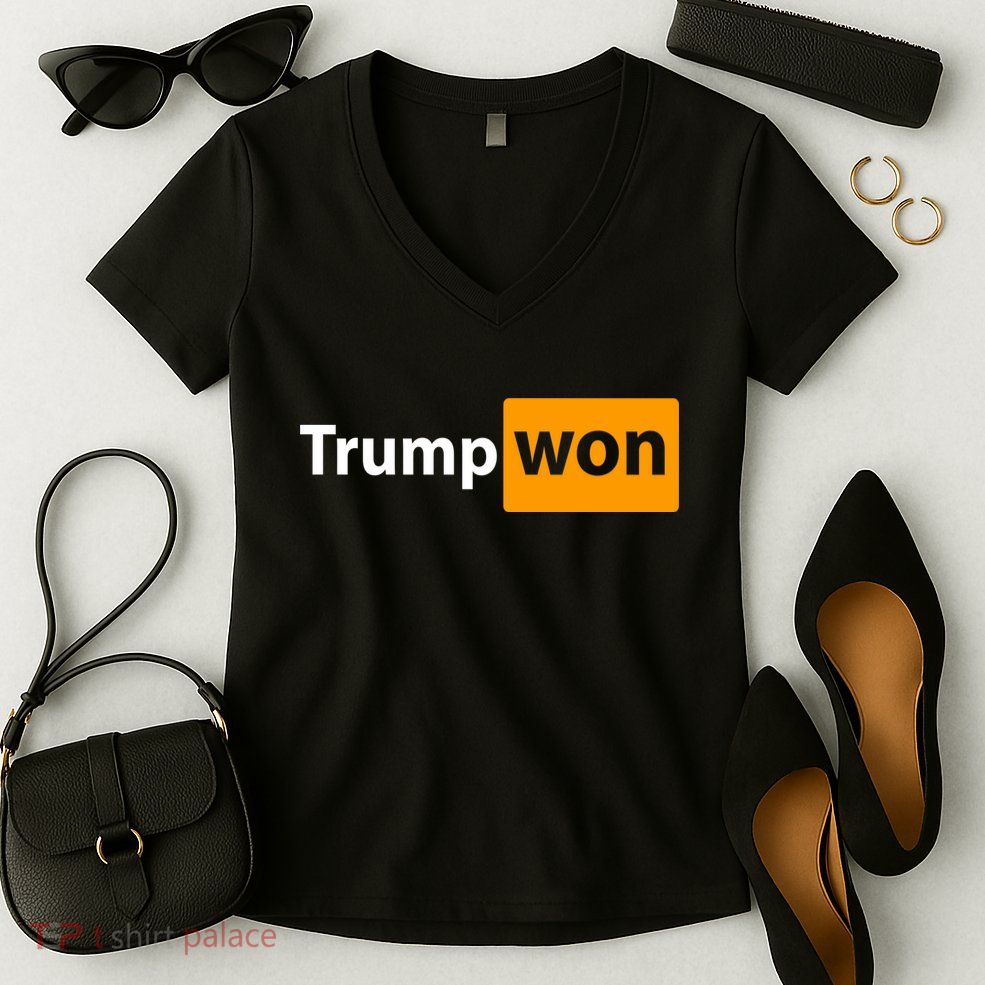 Trump Won Women's V-Neck T-Shirt