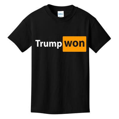 Trump Won Kids T-Shirt