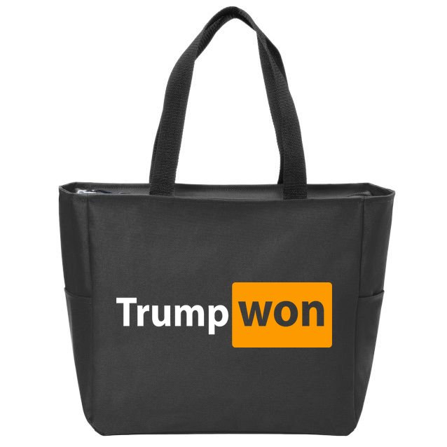 Trump Won Zip Tote Bag