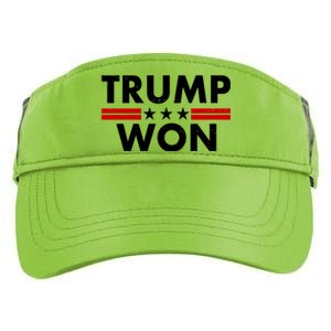 Trump Won 2021 Election Pro Trump Adult Drive Performance Visor