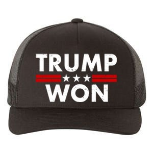 Trump Won 2021 Election Pro Trump Yupoong Adult 5-Panel Trucker Hat