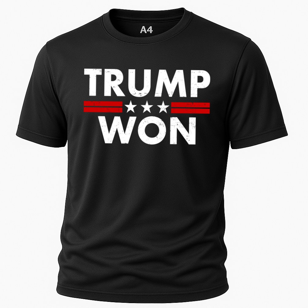 Trump Won 2021 Election Pro Trump Cooling Performance Crew T-Shirt