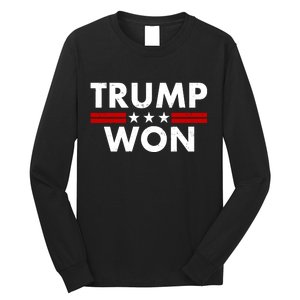 Trump Won 2021 Election Pro Trump Long Sleeve Shirt