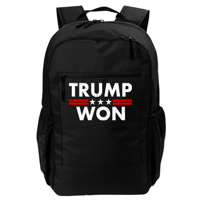 Trump Won 2021 Election Pro Trump Daily Commute Backpack