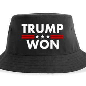 Trump Won 2021 Election Pro Trump Sustainable Bucket Hat