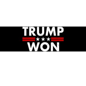 Trump Won 2021 Election Pro Trump Bumper Sticker