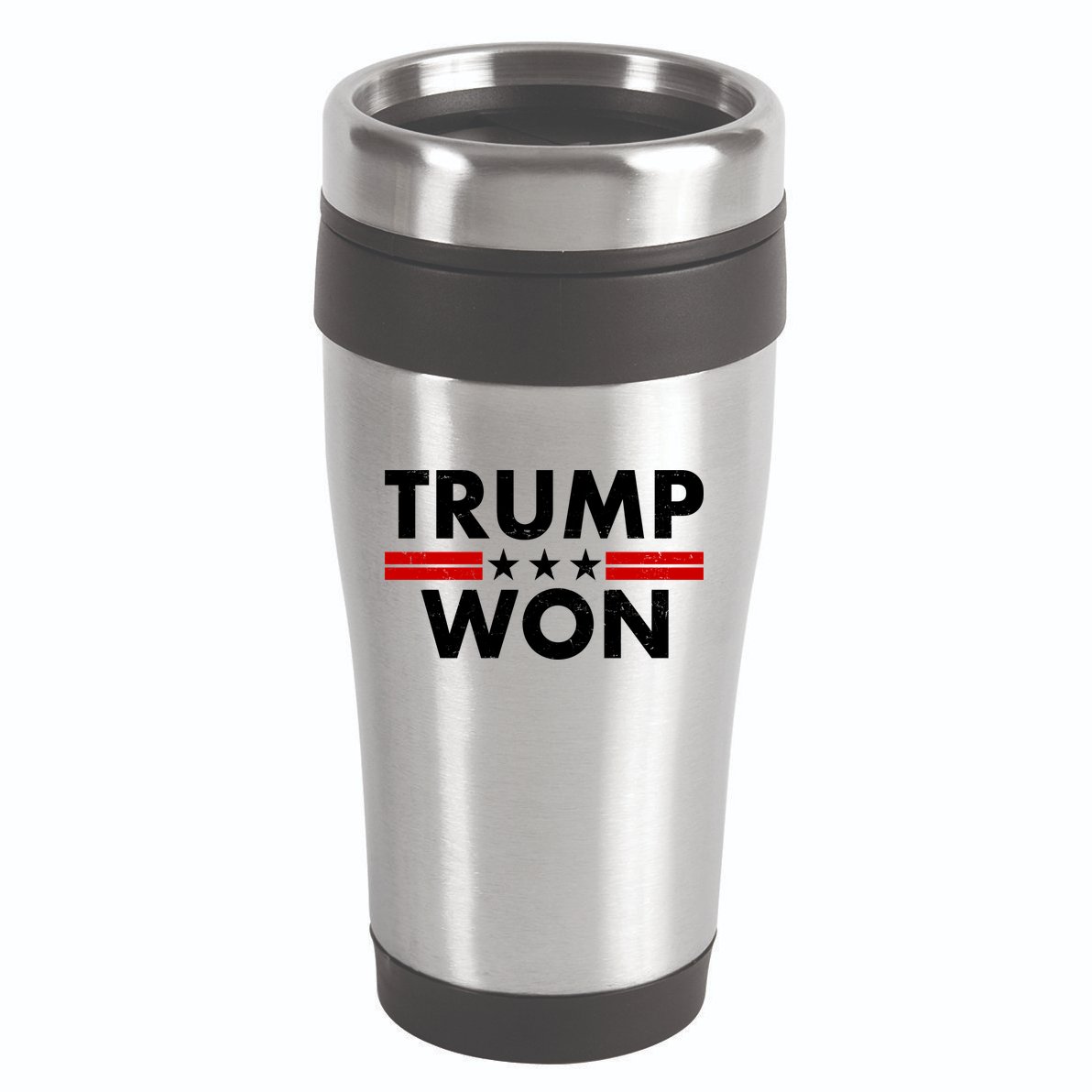 Trump Won 2021 Election Pro Trump 16oz Travel Tumbler
