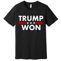 Trump Won 2021 Election Pro Trump Premium T-Shirt