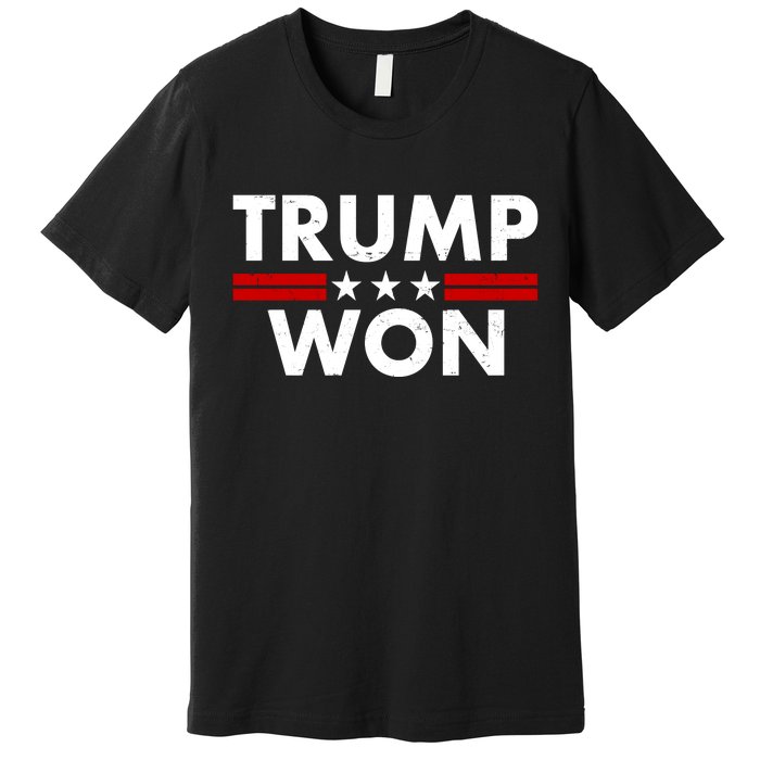 Trump Won 2021 Election Pro Trump Premium T-Shirt