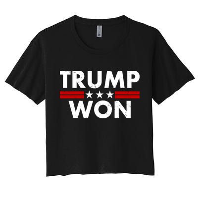 Trump Won 2021 Election Pro Trump Crop Top