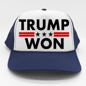 Trump Won 2021 Election Pro Trump Trucker Hat