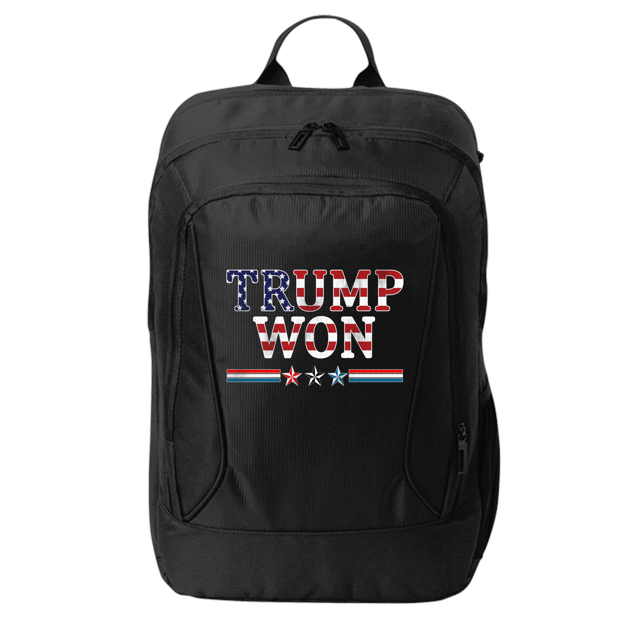 Trump Won American Flag Pro Republican City Backpack