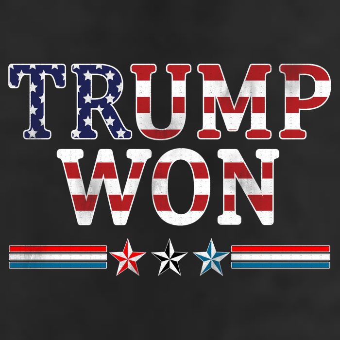 Trump Won American Flag Pro Republican Beanie