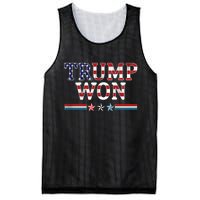 Trump Won American Flag Pro Republican Mesh Reversible Basketball Jersey Tank