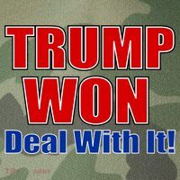 Trump Won Deal With It Legacy Tie Dye Trucker Hat